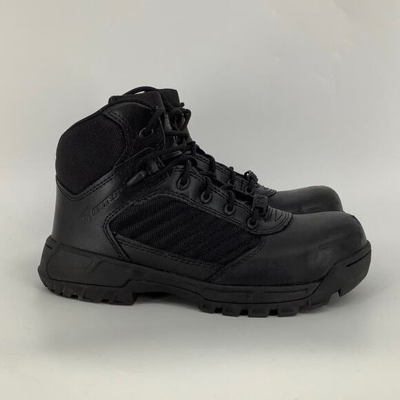 Bates Footwear Size 7.5M Black Tactical Sport Mid Shoes Composite Toe M28-30 - Picture 3 of 9